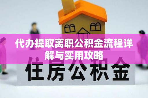 善化代办提取离职公积金流程详解与实用攻略