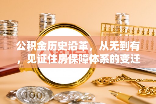 善化公积金历史沿革，从无到有，见证住房保障体系的变迁