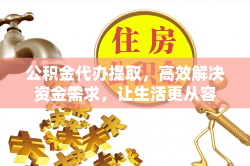 善化公积金代办提取，高效解决资金需求，让生活更从容