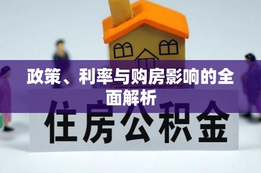 善化政策、利率与购房影响的全面解析