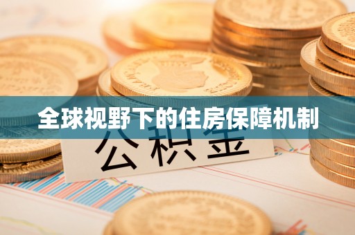 善化全球视野下的住房保障机制