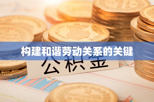善化构建和谐劳动关系的关键