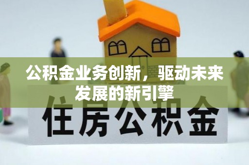 善化公积金业务创新，驱动未来发展的新引擎