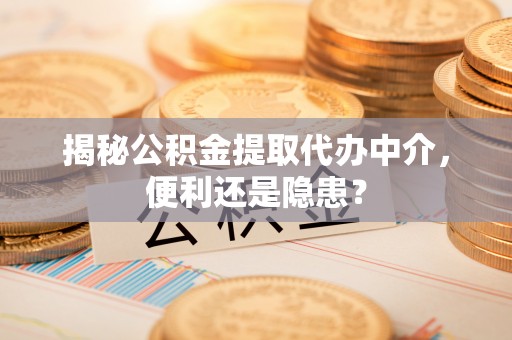 善化揭秘公积金提取代办中介，便利还是隐患？