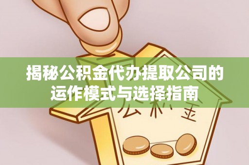 善化揭秘公积金代办提取公司的运作模式与选择指南
