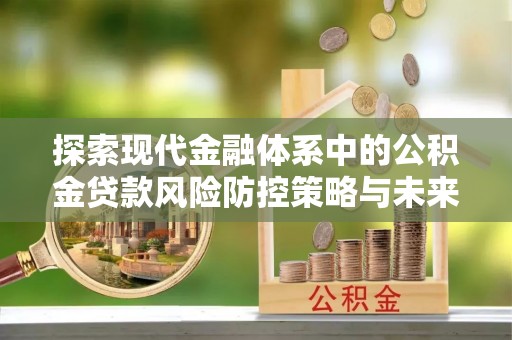 善化探索现代金融体系中的公积金贷款风险防控策略与未来发展趋势