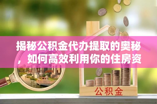 善化揭秘公积金代办提取的奥秘，如何高效利用你的住房资金