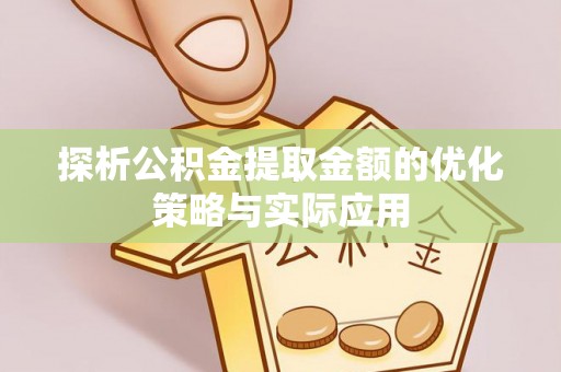 善化探析公积金提取金额的优化策略与实际应用